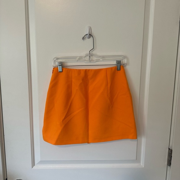 Abercrombie & Fitch Orange Scarlett Mini Skort, Small - Picture 6 of 9